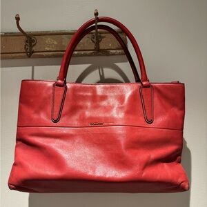 Coral COACH Borough satchel